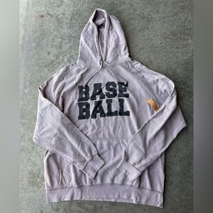 Purple BASEBALL Hoodie